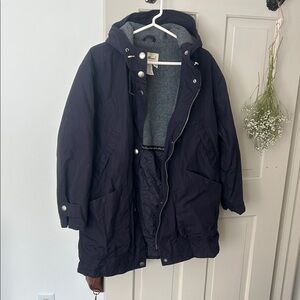 Eddie Bauer Navy Blue Hooded Jacket